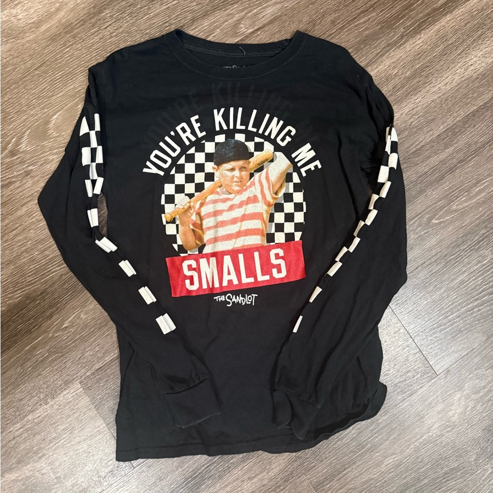 Black Long Sleeve 'The Sandlot' Graphic Tee